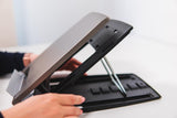 BakkerElkhuizen Ergo-Q 330 Circular Laptop stativ Sort, Grå 43,2 cm (17")