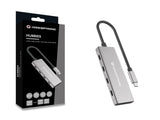 Conceptronic HUBBIES16G interface hub USB 3.2 Gen 2 (3.1 Gen 2) Type-C 10000 Mbit/s Grå