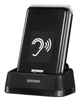 Brondi 10282060 mobiltelefon 7,11 cm (2.8") 119 g Sort, Sølv Senior telefon