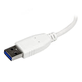 StarTech.com ST4300MINU3W interface hub USB 3.2 Gen 1 (3.1 Gen 1) Type-A 5000 Mbit/s Hvid