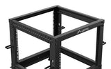 Lanberg OR01-6109-B stativ 9U Fritstående reol Sort