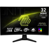 MSI MAG 32CQ6F computerskærm 80 cm (31.5") 2560 x 1440 pixel Wide Quad HD Sort