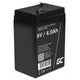 Green Cell AGM15 UPS batteri Blybatterier (VRLA) 6 V 4 At