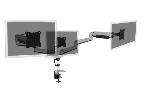 Digitus DA-90363 skærmbeslag og -stativer 68,6 cm (27") Skrivebord Sort, Grå