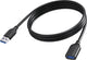 Vision TC 2MUSB3.0EXT/BL USB-kabel USB 3.2 Gen 1 (3.1 Gen 1) 2 m USB A 5 Gbit/sek. Sort