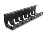 DeLOCK 88031 kabelorganisator Skrivebord Kabelholder Sort 2 stk