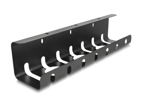 DeLOCK 88031 kabelorganisator Skrivebord Kabelholder Sort 2 stk
