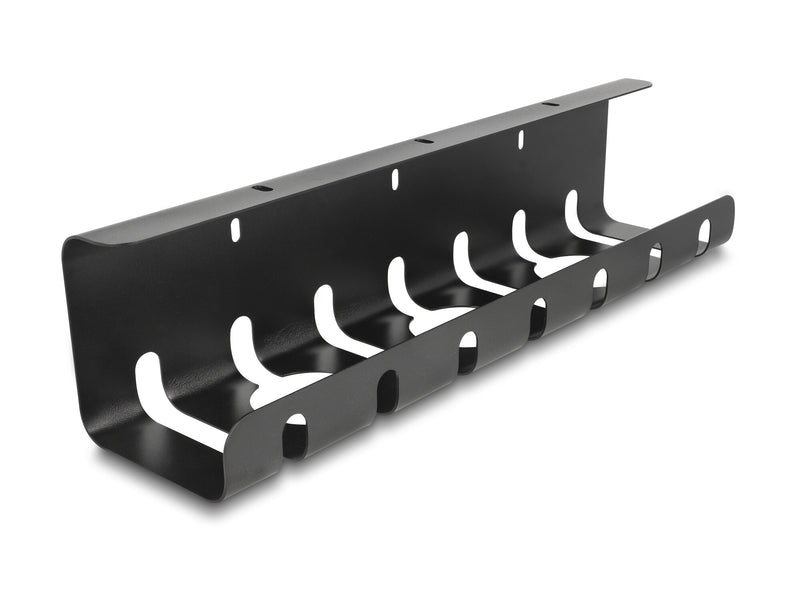 DeLOCK 88031 kabelorganisator Skrivebord Kabelholder Sort 2 stk