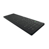 Contour Design Active Key AK-C8112 tastatur Medicinsk RF trådløst QWERTZ Tysk Sort