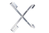 Extralink FOUR ARMS FRAME 600X600X100 Væg Kabelholder Aluminium 1 stk