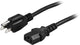 Deltaco Device cable, US, NEMA 5-15 - IEC C13, 125V 10A, 2m, black