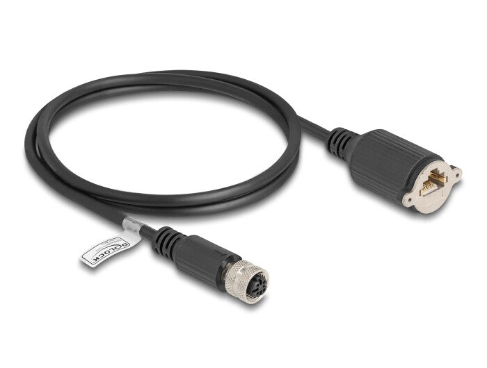 DeLOCK 80452 netværkskabel Sort 1 m Cat5e F/UTP (FTP)