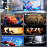 Hisense 43A7DS 109,2 cm (43") 4K Ultra HD Smart TV Wi-Fi Sort