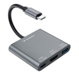 Wozinsky WHCH-01 USB 3.2 Gen 2 (3.1 Gen 2) Type-C 10000 Mbit/s Grå