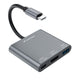 Wozinsky WHCH-01 USB 3.2 Gen 2 (3.1 Gen 2) Type-C 10000 Mbit/s Grå