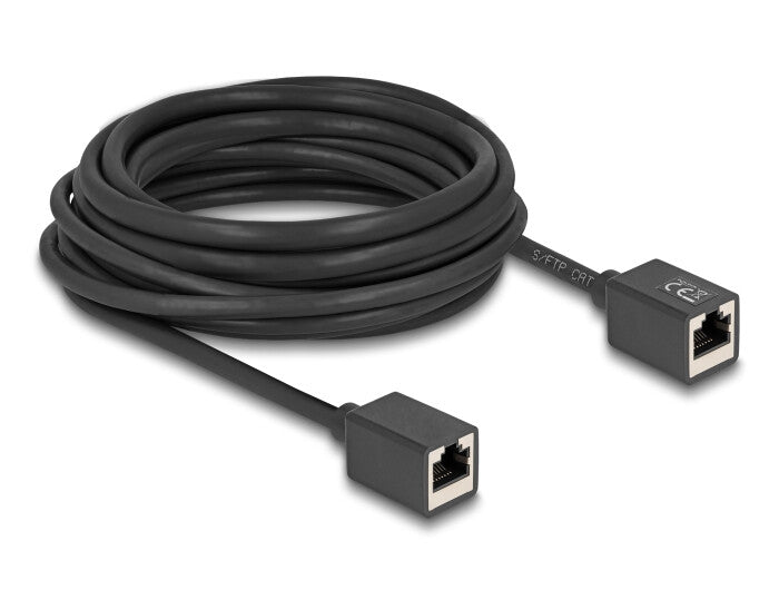 DeLOCK 90334 netværkskabel Sort 7,5 m Cat6a S/FTP (S-STP)