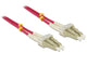 DeLOCK LC - LC, 3m InfiniBand og fiberoptisk kabel Violet