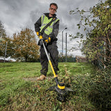 DeWALT DCM561PBS-XJ børsteskærer & strengtrimmerer 3,3 cm Batteri Gul