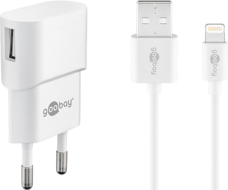 Goobay 45295 oplader til mobil enhed Universel Hvid Vekselstrøm Indendørs