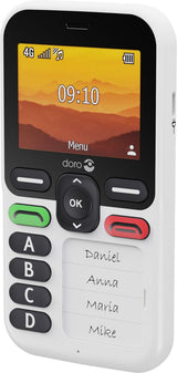 Doro Leva X10 6,1 cm (2.4") 117 g Sort, Hvid Senior telefon