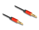 DeLOCK 85369 lydkabel 0,9 m 3.5mm Sort, Rød