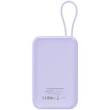 Canyon power bank OnPower 101 built-in cable 10000 mAh PD22.5W Violetin Lithium-Ion (Li-Ion) Lilla