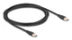 DeLOCK 81239 USB-kabel USB 2.0 2,5 m USB C 0,48 Gbit/sek. 60 W Sort