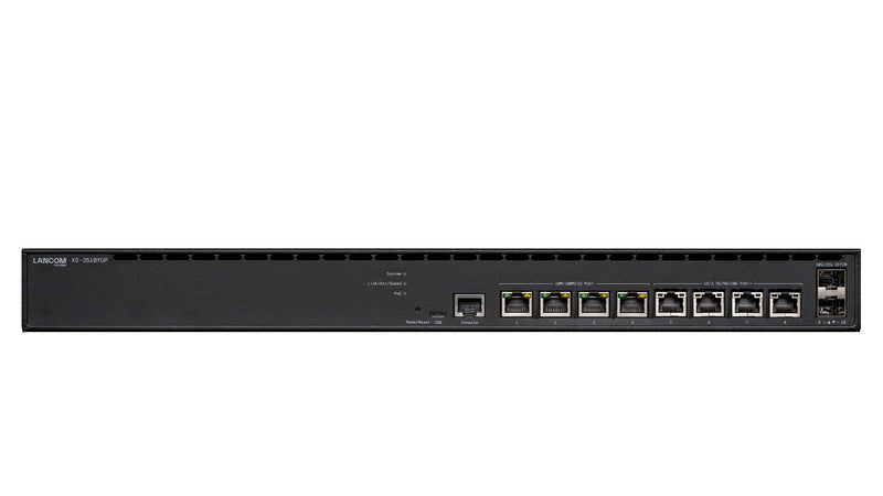 LANCOM XS-3510YUP Administreret L2/L3 2.5G Ethernet (100/1000/2500) Strøm over Ethernet (PoE) 1U Sort