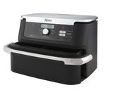Ninja AF500EU frituregryde Dobbelt 10,4 L Enkeltstående 2470 W Varmluftsteger Sort, Rustfrit stål