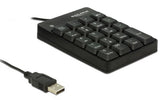 DeLOCK 12481 numerisk tastatur Universel USB Sort