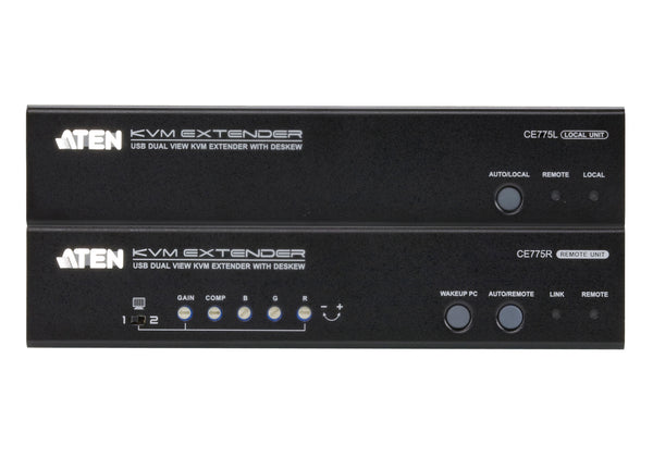 ATEN CE775 AV forlænger AV sender & modtager Sort