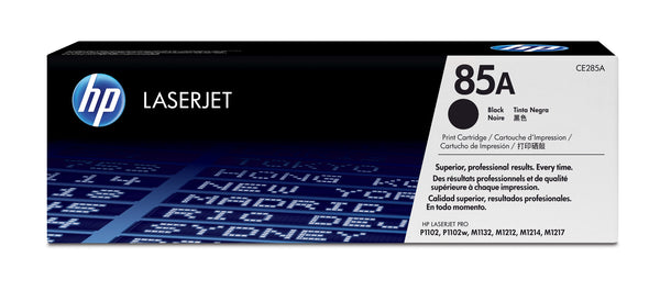 HP Original 85A LaserJet-tonerpatron, sort