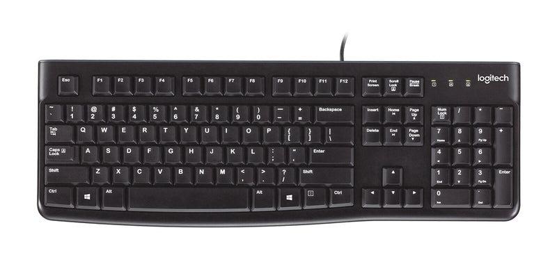 Logitech Keyboard K120 for Business tastatur Universel USB QWERTY Engelsk Sort