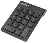 Manhattan 178846 numerisk tastatur Laptop/PC RF trådløst Sort