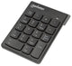 Manhattan 178846 numerisk tastatur Laptop/PC RF trådløst Sort