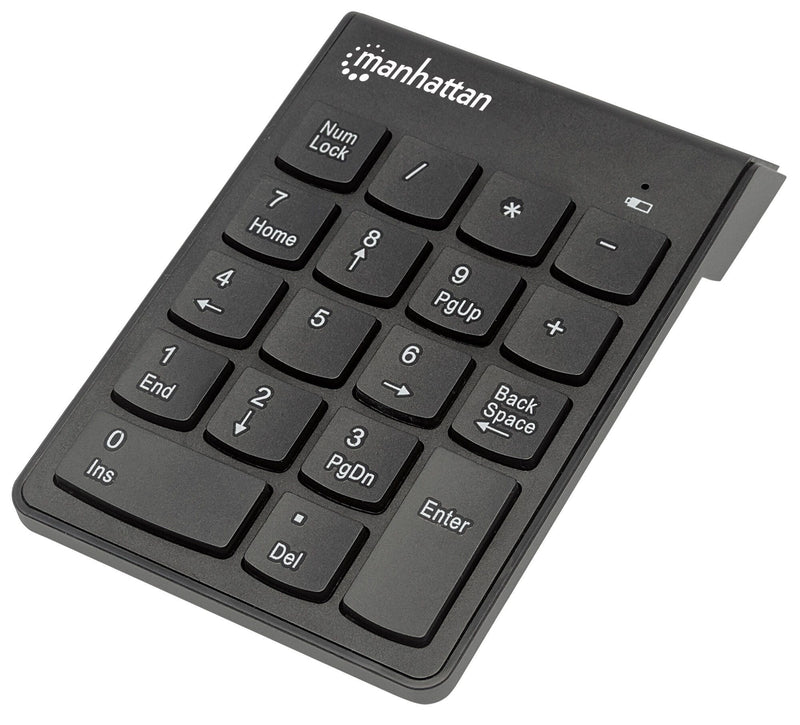 Manhattan 178846 numerisk tastatur Laptop/PC RF trådløst Sort