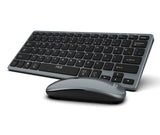 Inca IBK-572BT tastatur Mus inkluderet RF trådløs + Bluetooth Sort