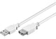 Goobay USB 2.0 A M/F 0.3m USB-kabel 0,3 m USB A Hvid