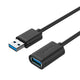 UNITEK Y-C458GBK USB-kabel USB 3.2 Gen 1 (3.1 Gen 1) 1,5 m USB A 5 Gbit/sek. Sort