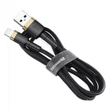 Baseus CALKLF-CV1 Lightning kabel 2 m Sort, Guld