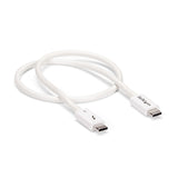 StarTech.com TBLT34MM50CW Thunderbolt kabel 0,5 m 40 Gbit/sek. Hvid
