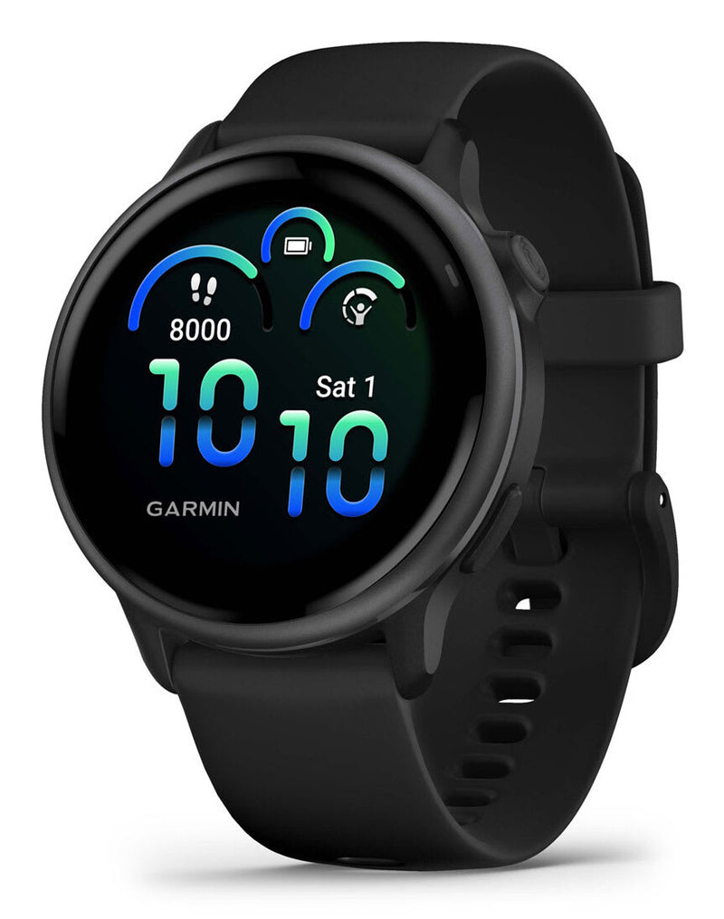 Garmin vívoactive 6 3,05 cm (1.2") AMOLED 42 mm Digital 390 x 390 pixel Berøringsskærm Sort Wi-Fi GPS (satellit)