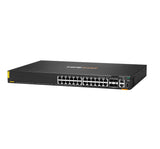 HPE Aruba Networking CX 6200F 24G Class-4 PoE 4SFP+ 370W Administreret L3 Gigabit Ethernet (10/100/1000) Strøm over Ethernet (PoE) 1U