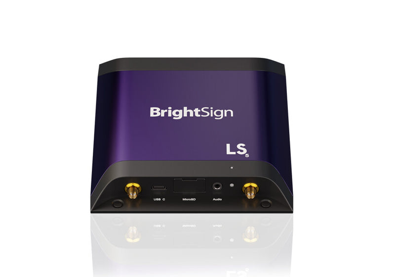 BrightSign LS425 digital medieafspiller Sort, Lilla Fuld HD Wi-Fi