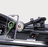 DUDAO F12MAX+ 15W Wireless Charger and Car holder Passiv holder Mobiltelefon/Smartphone Sort