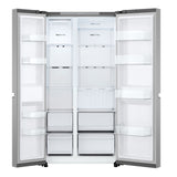 LG GSBC40PYPE side-by-side køle-fryseskab Fritstående 664 L Sølv