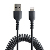 StarTech.com RUSB2ALT50CMBC Lightning kabel 0,5 m Sort