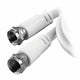 Vivanco VVSAT30MMNW koaxial kabel 3 m F-type Hvid
