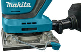 Makita DBO484Z transportabel slibemaskine Excentersliber 14000 OPM Sort, Blå