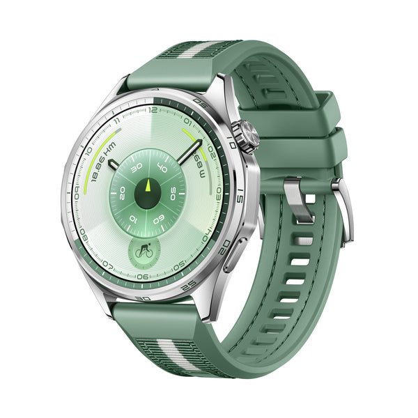 Huawei WATCH GT6 3,73 cm (1.47") AMOLED 46 mm Digital 466 x 466 pixel Berøringsskærm Rustfrit stål GPS (satellit)